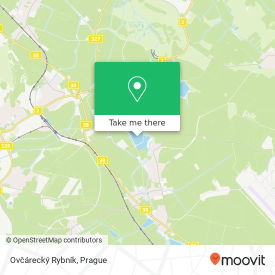 Ovčárecký Rybník map