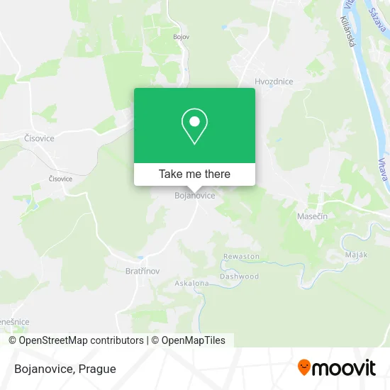 Карта Bojanovice