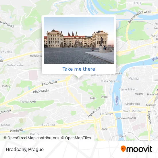 Карта Hradčany