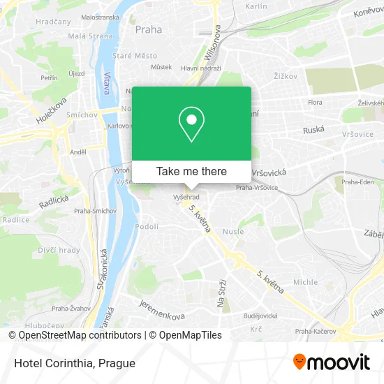 Hotel Corinthia map