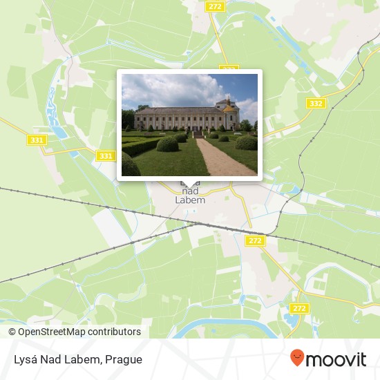 Lysá Nad Labem map