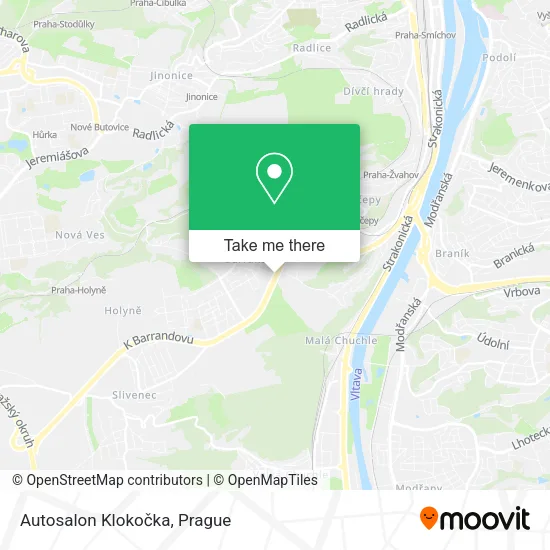 Карта Autosalon Klokočka