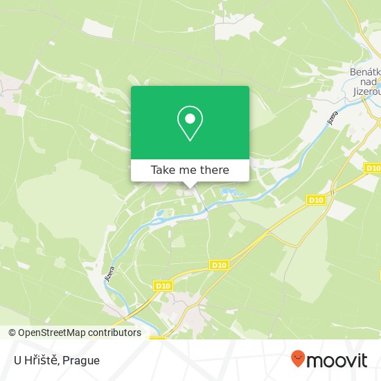 U Hřiště map