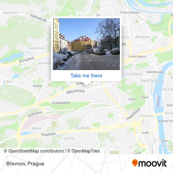 Карта Břevnov