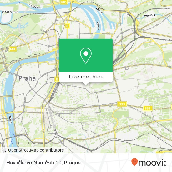 Havlíčkovo Náměstí 10 map