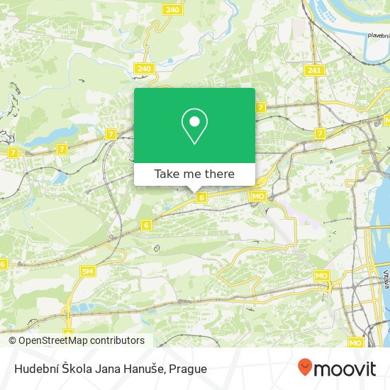 Hudební Škola Jana Hanuše map