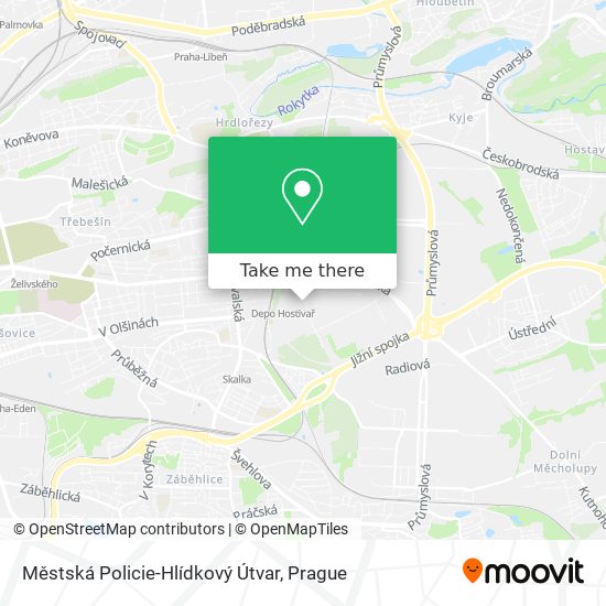 Městská Policie-Hlídkový Útvar map