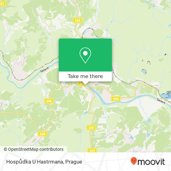 Hospůdka U Hastrmana map