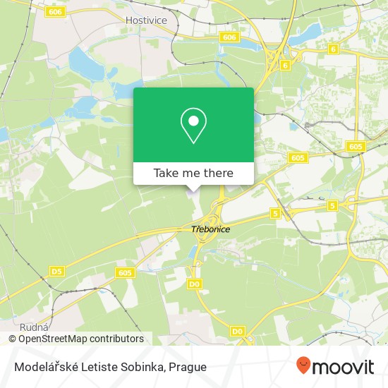 Modelářské Letiste Sobinka map