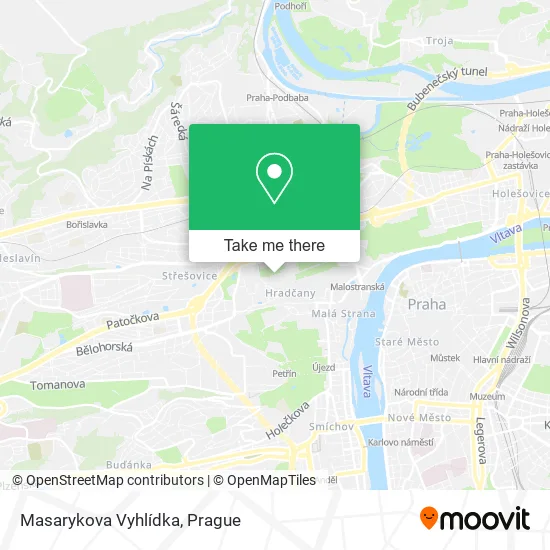 Карта Masarykova Vyhlídka