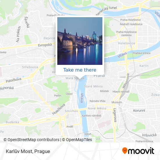 Karlův Most map