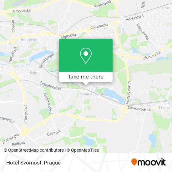 Hotel Svornost map