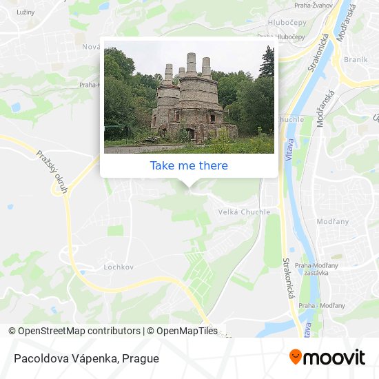 Pacoldova Vápenka map