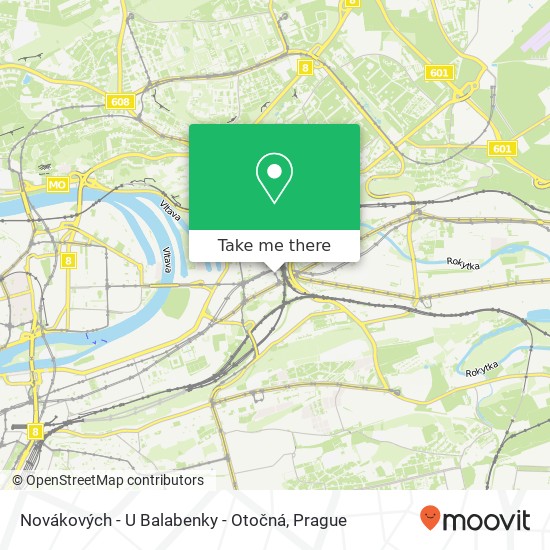 Карта Novákových - U Balabenky - Otočná