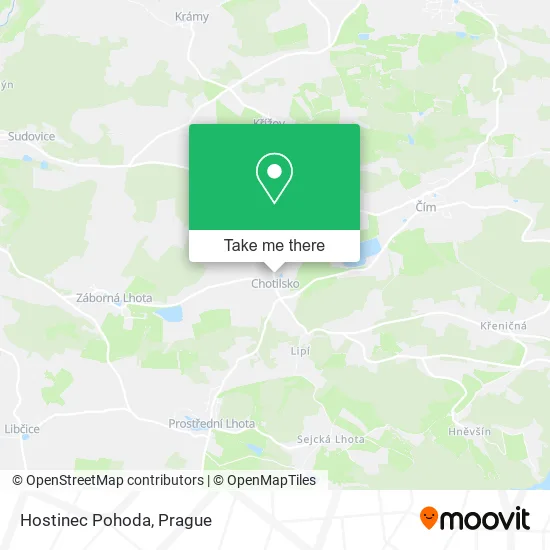 Карта Hostinec Pohoda