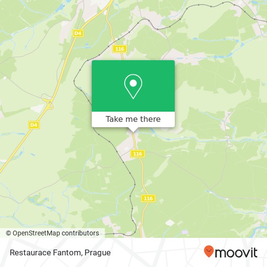 Restaurace Fantom map