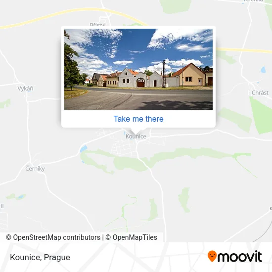 Карта Kounice