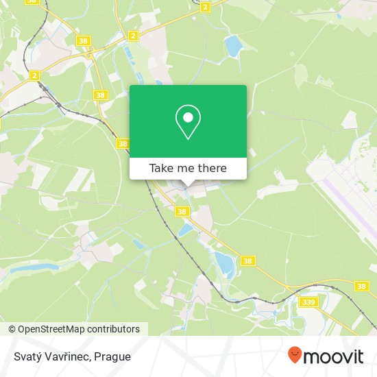 Svatý Vavřinec map