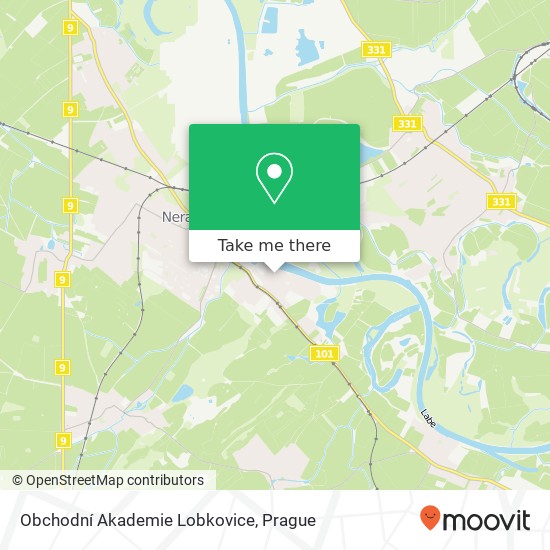 Карта Obchodní Akademie Lobkovice