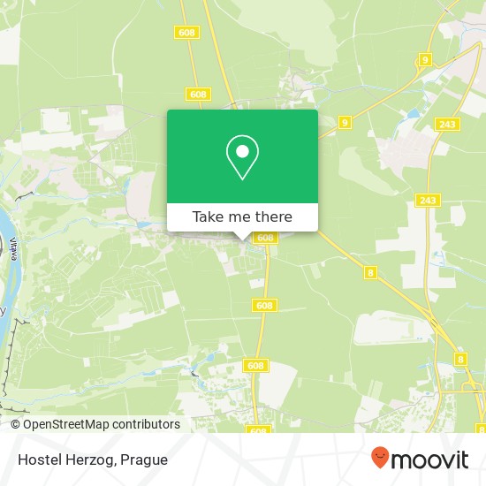 Hostel Herzog map