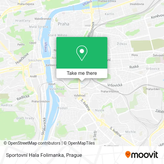 Карта Sportovní Hala Folimanka