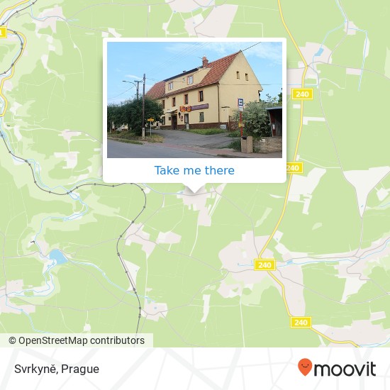 Svrkyně map