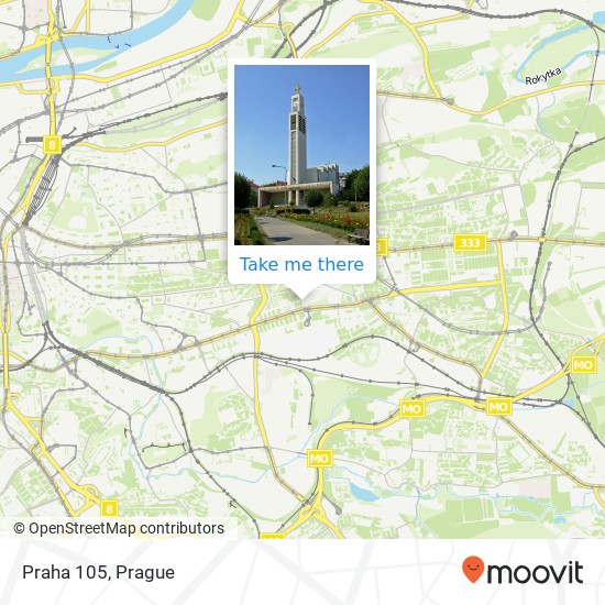 Praha 105 map