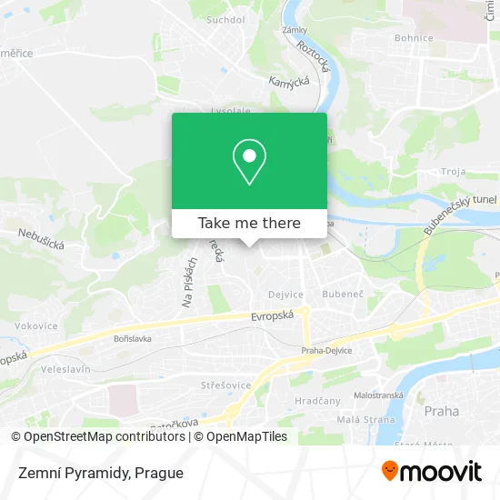 Карта Zemní Pyramidy