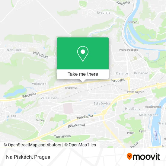 Карта Na Pískách