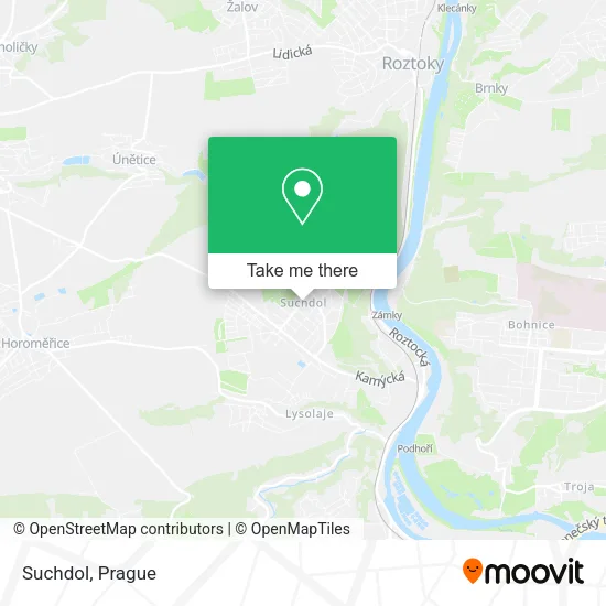 Suchdol map