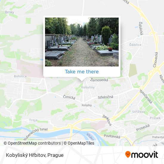 Kobyliský Hřbitov map