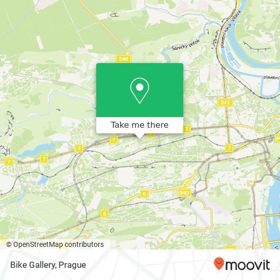 Bike Gallery map