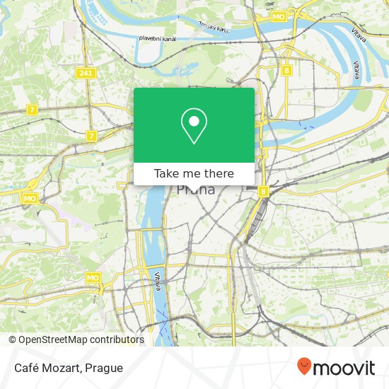 Карта Café Mozart