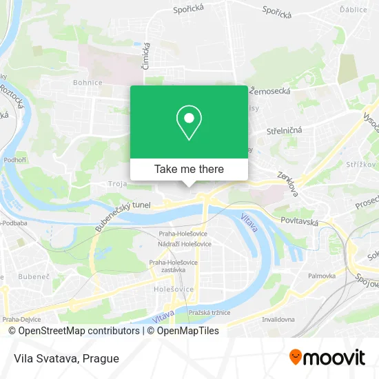 Карта Vila Svatava