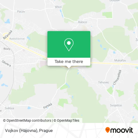 Карта Vojkov (Hájovna)