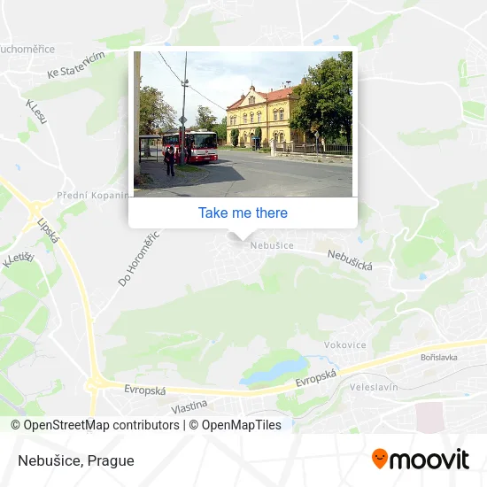 Карта Nebušice