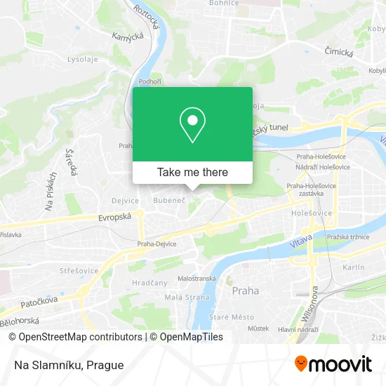 Карта Na Slamníku