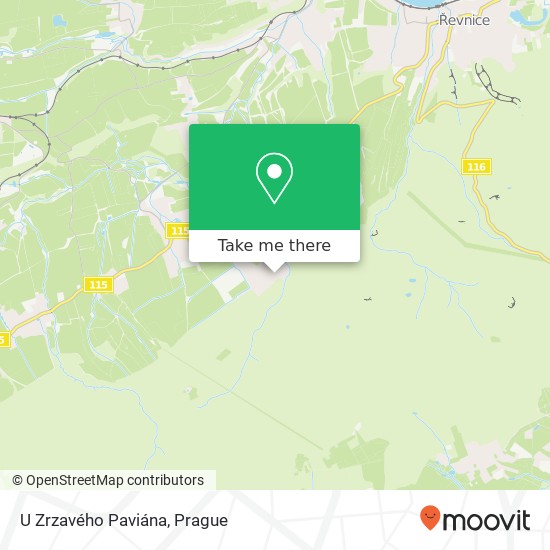 U Zrzavého Paviána map