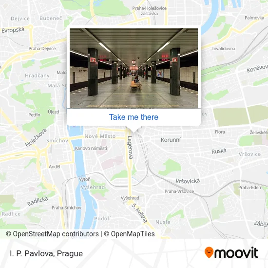 Карта I. P. Pavlova