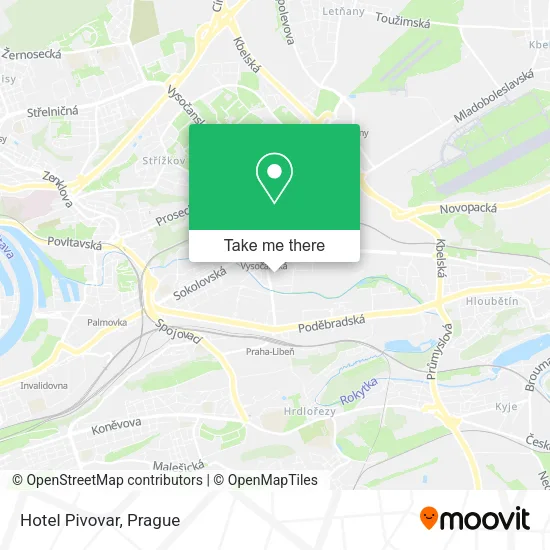 Карта Hotel Pivovar