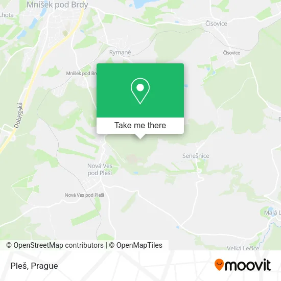 Карта Pleš