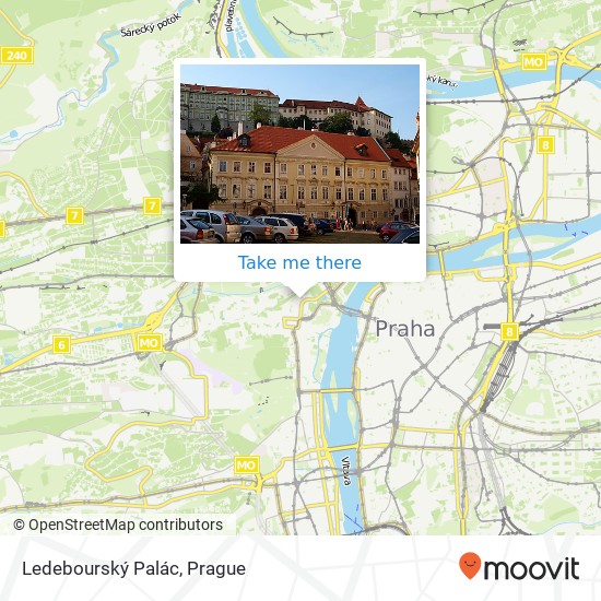 Карта Ledebourský Palác