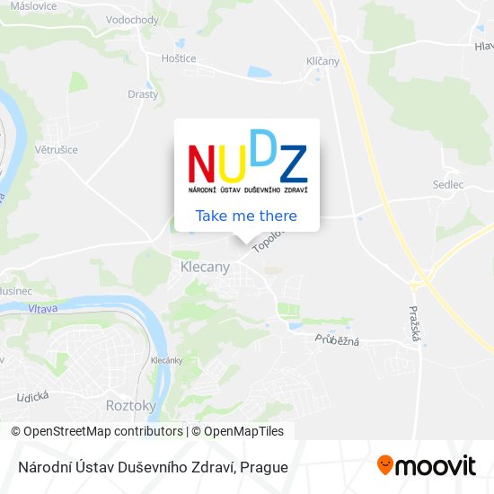 Národní Ústav Duševního Zdraví map