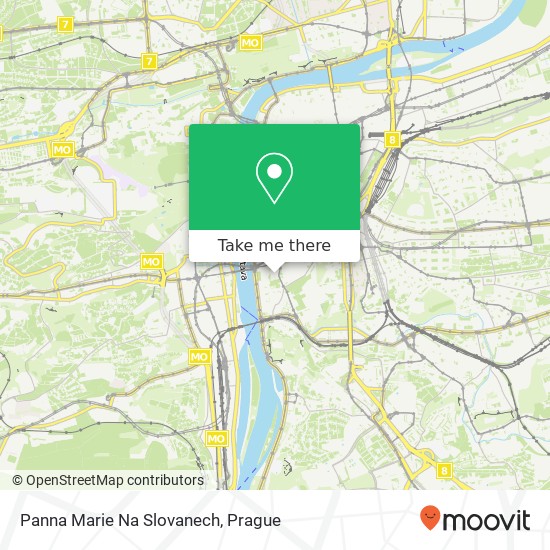 Panna Marie Na Slovanech map