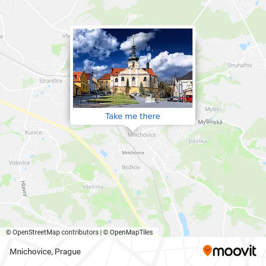 Карта Mnichovice