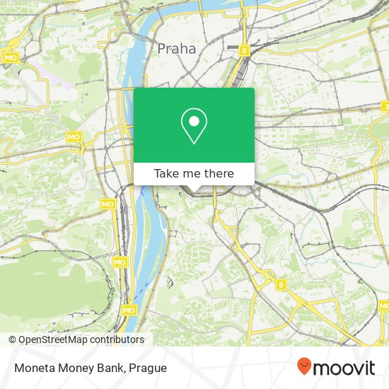 Moneta Money Bank map