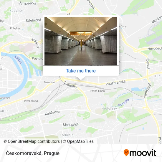 Карта Českomoravská