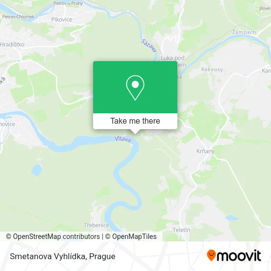 Карта Smetanova Vyhlídka