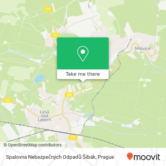 Spalovna Nebezpečných Odpadů Šíbák map