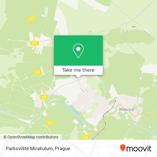 Parkoviště Mirakulum map